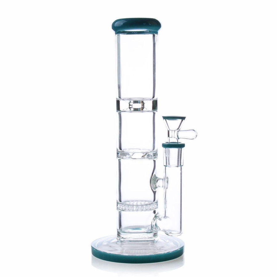 10IN CANDY COLORED STRAIGHT TUBE DAB RIG - High For Low