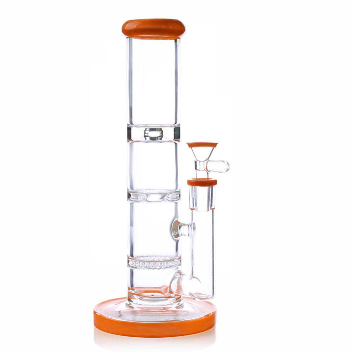 10IN CANDY COLORED STRAIGHT TUBE DAB RIG - High For Low