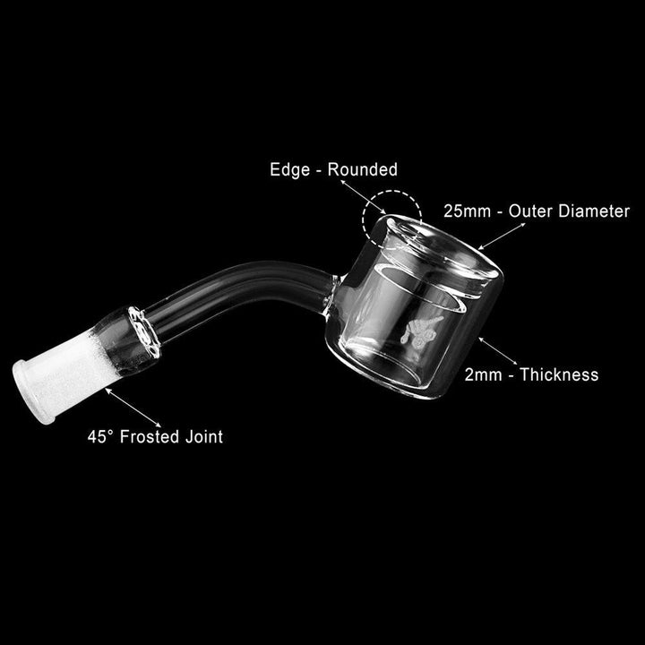 THERMAL QUARTZ BANGER - 45° DEGREE | YL-CLOSEOUT - High For Low