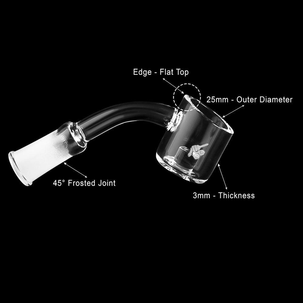 CORE REACTOR QUARTZ BANGER - 45° DEGREE | YL - High For Low