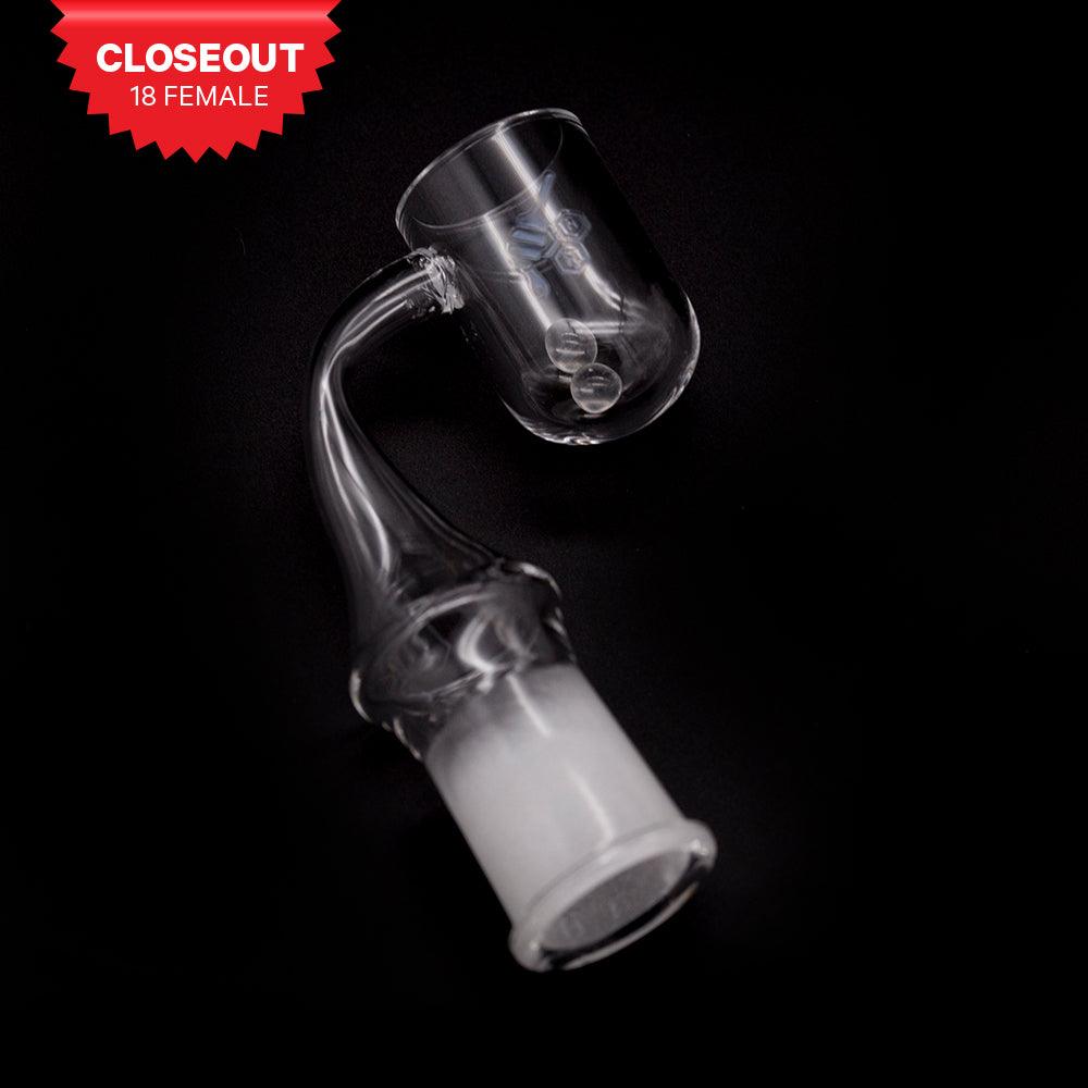 HONEY CYCLONE QUARTZ BANGER - 90° DEGREE | YL-CLOSEOUT