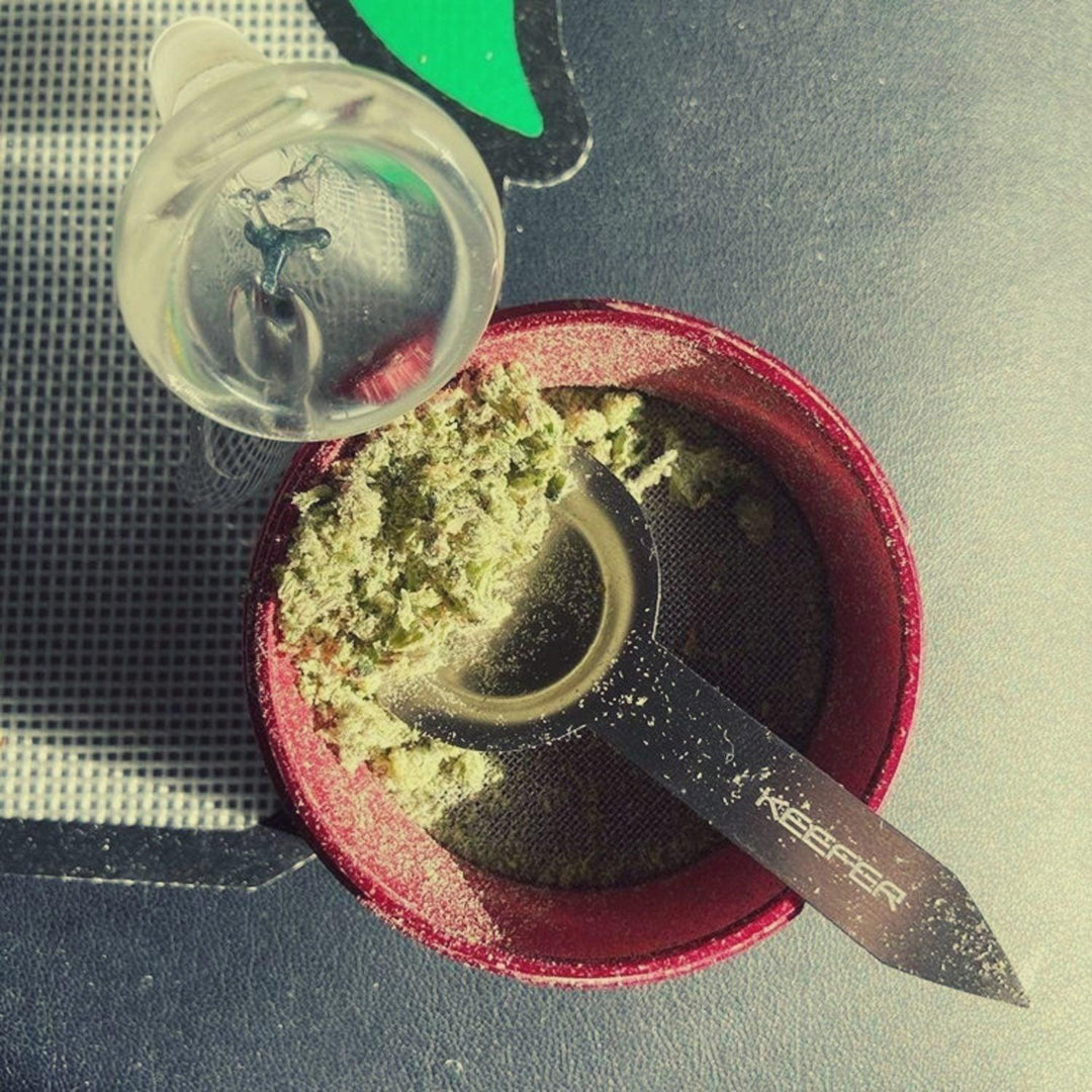 Keefer Scraper | Grinder Kief Scraper - Dry Herb/Weed Scoop - Cannabis Packing Multi-tool