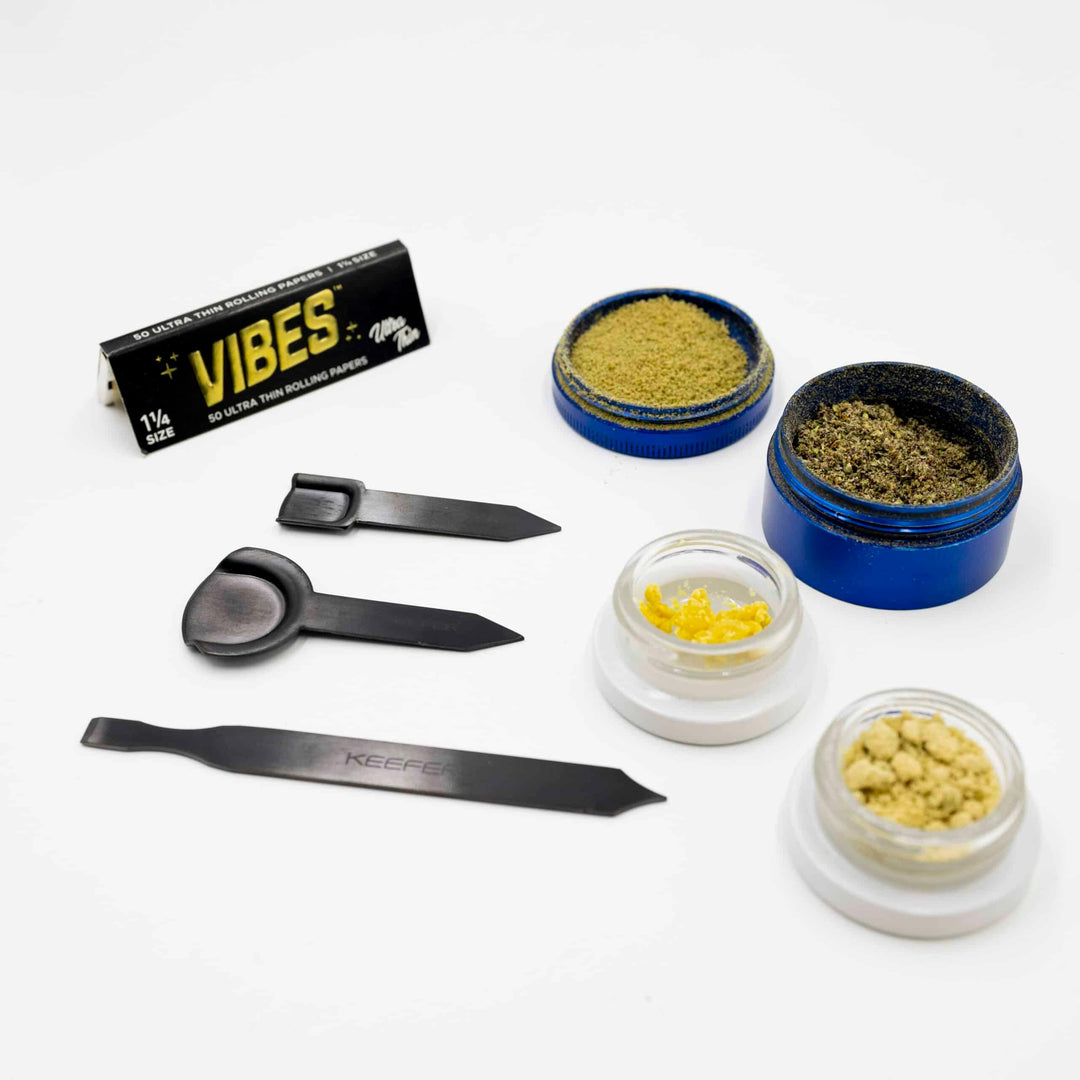 Keefer Scraper | Grinder Kief Scraper - Dry Herb/Weed Scoop - Cannabis Packing Multi-tool