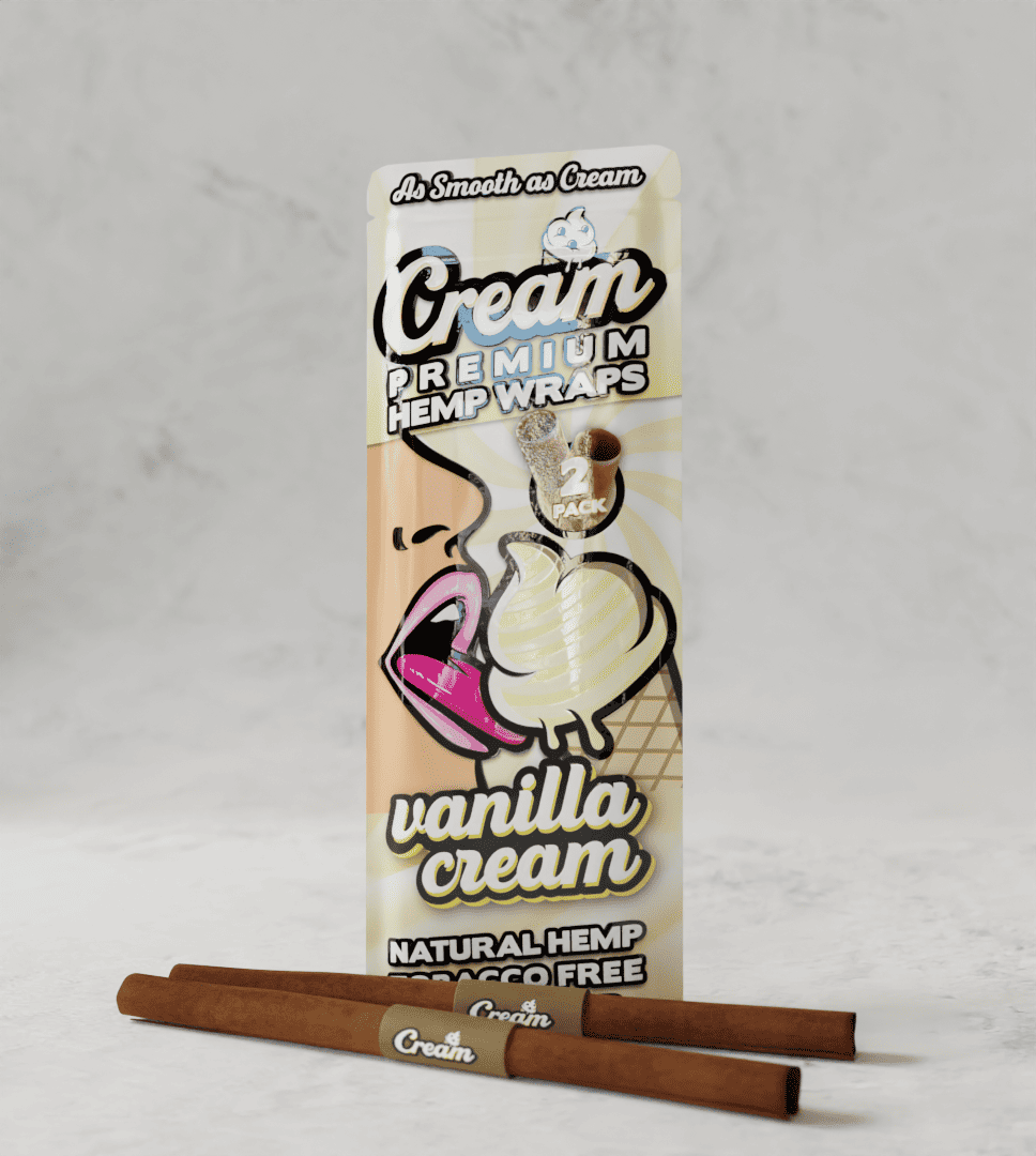 Vanilla Cream Terpene Infused Hemp Wrap 2 Wraps