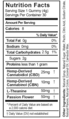 Sleep Gummy CBN:CBD