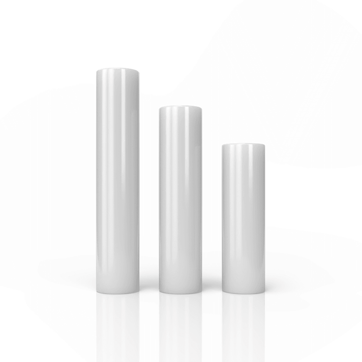 WHITE QUARTZ PILLARS (3PK)