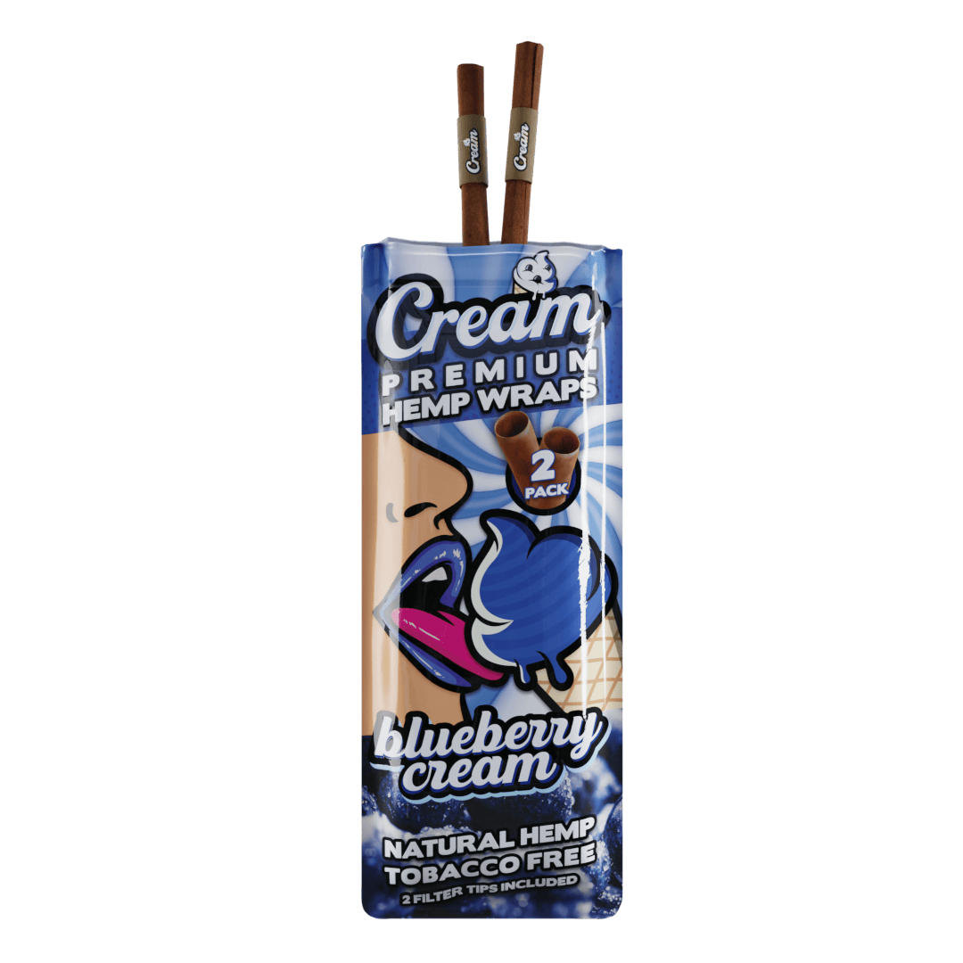 Blueberry Cream Terpene Infused Hemp Wrap 2 Wraps