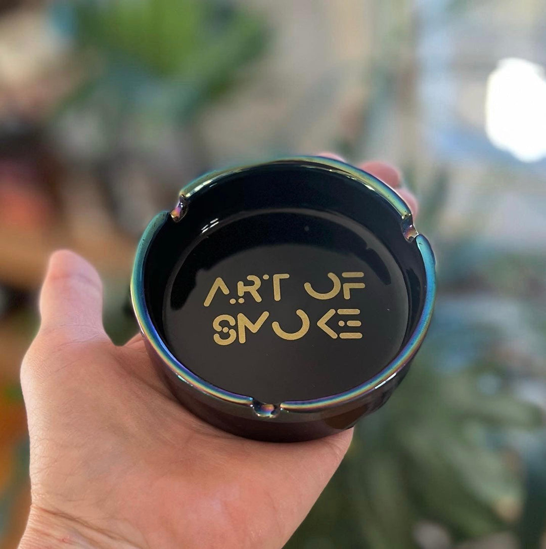 AOS Ceramic Ashtray Save On Cannabis