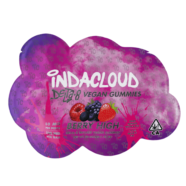 IndaCloud Berry High Delta 8 Vegan Gummies 500MG