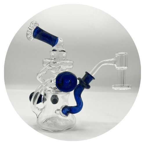 Blue Dream Terp Slurper Set by Lear Glass