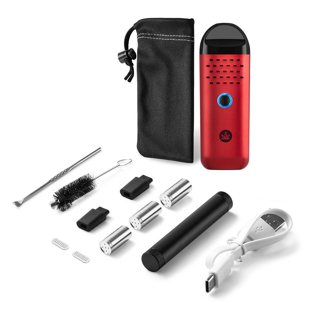 Herby Dry Herb Vaporizer | Carmine Red