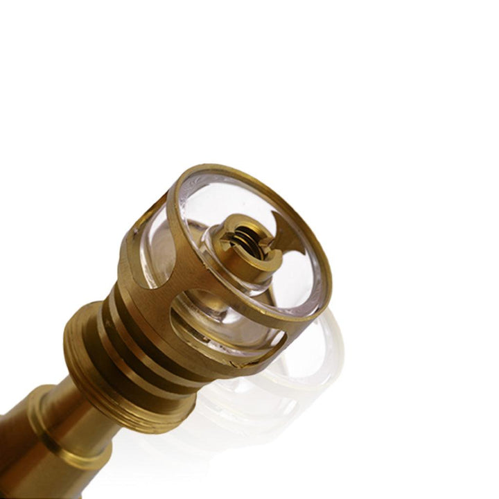 TITANIUM 6 IN 1 CAGE HYBRID DAB NAIL - High For Low