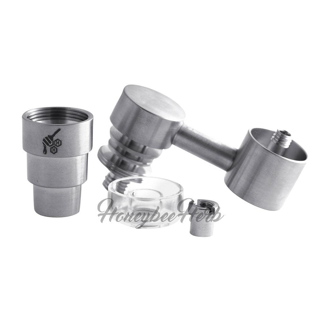 TITANIUM 4 IN 1 SIDECAR HYBRID BANGER DAB NAIL - High For Low