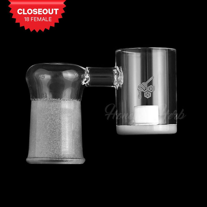 HONEY & MILK CORE REACTOR SIDECAR QUARTZ BANGER - 90° DEGREE | YL-CLOSEOUT - High For Low