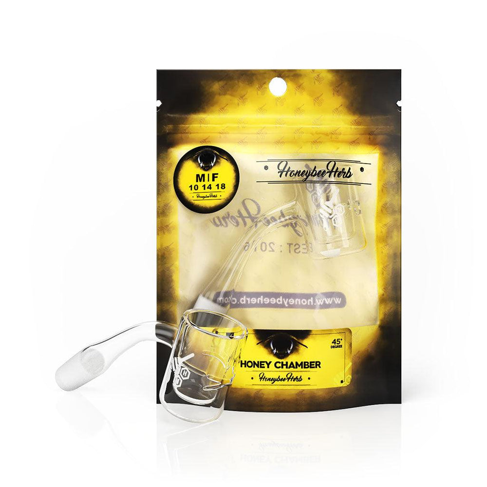 HONEY CHAMBER QUARTZ BANGER - 45° DEGREE | YL-CLOSEOUT