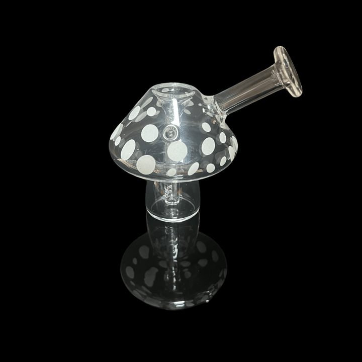 "Mushroom" Glow-in-the-Dark Mini Bubbler - High For Low