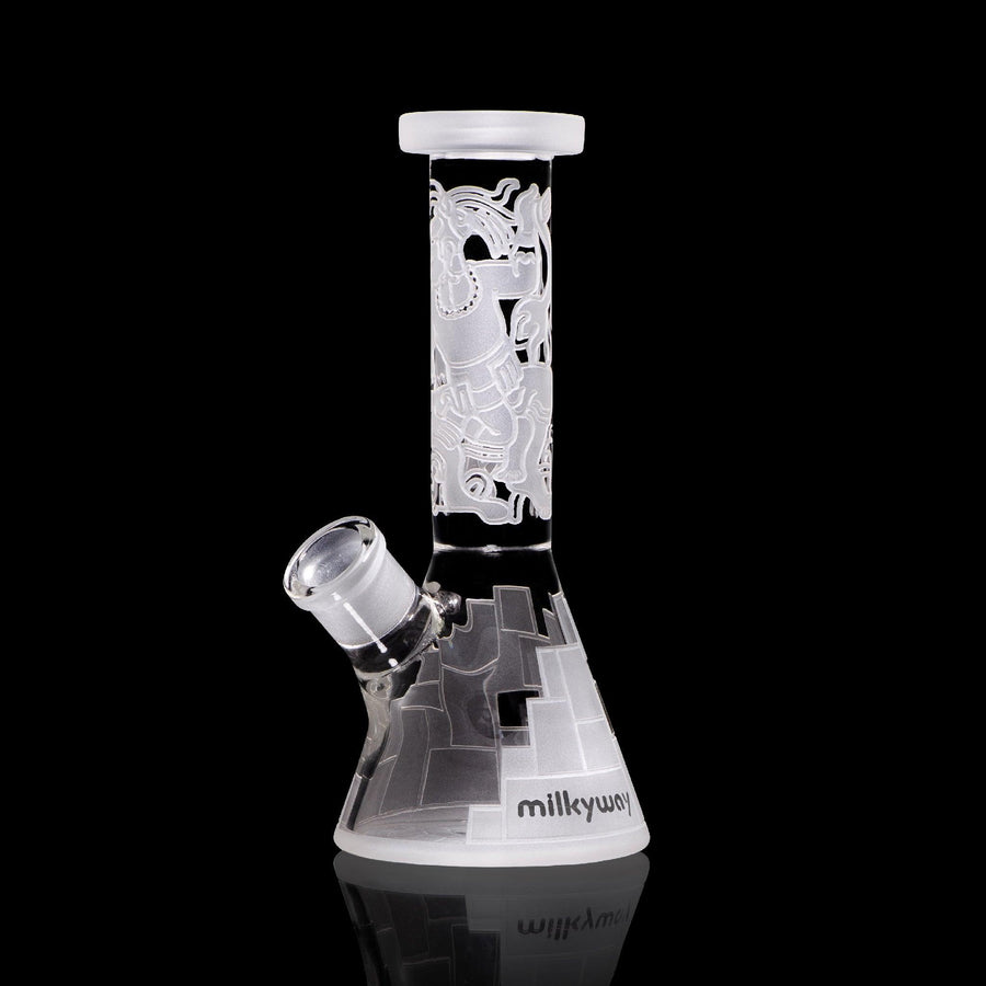 Maya Fort 7.5" Clear Mini Beaker Bong - High For Low