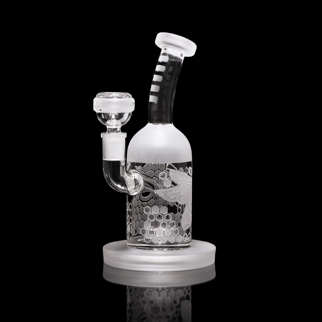 Bee Hive 7" Clear Dab Rig - High For Low