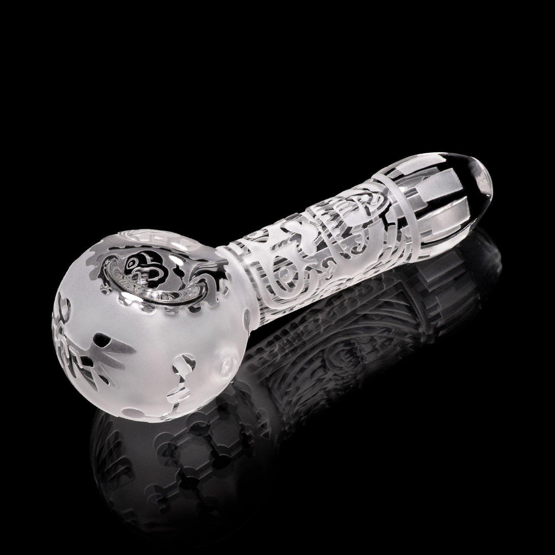 Maya Face Clear Hand Pipe - High For Low