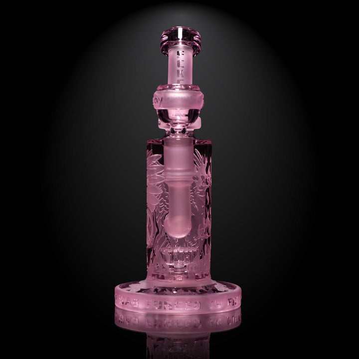 Phoenix: Forged in Fire 6" Pink Cancer Dab Rig - High For Low