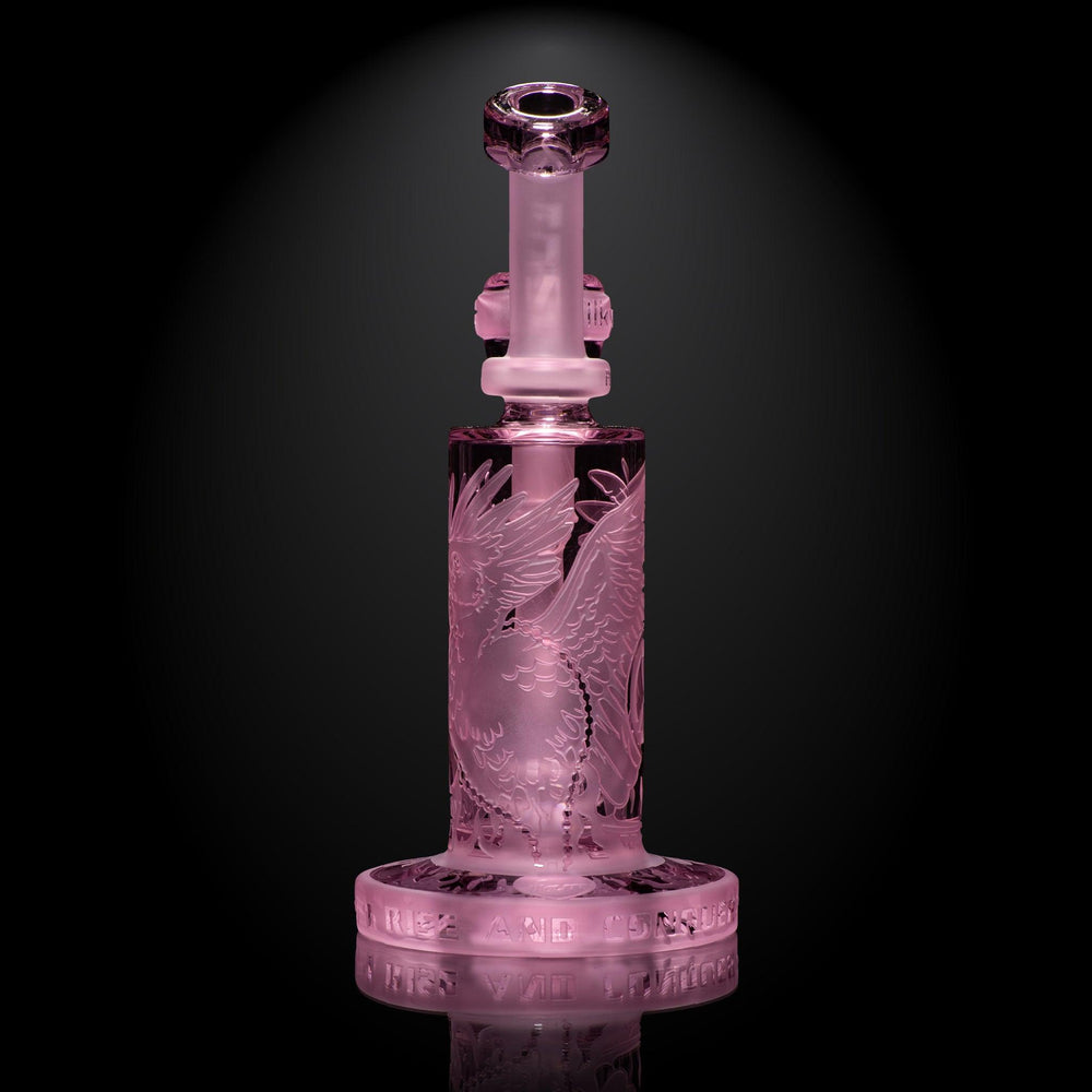 Phoenix: Forged in Fire 6" Pink Cancer Dab Rig - High For Low