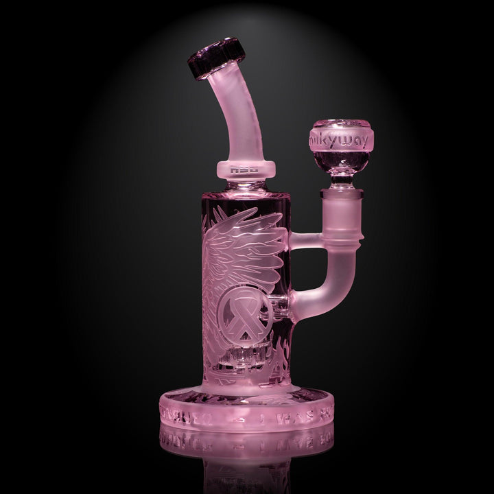 Phoenix: Forged in Fire 6" Pink Cancer Dab Rig - High For Low