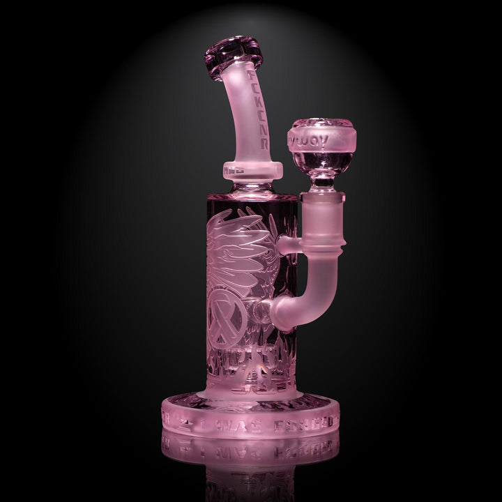 Phoenix: Forged in Fire 6" Pink Cancer Dab Rig - High For Low