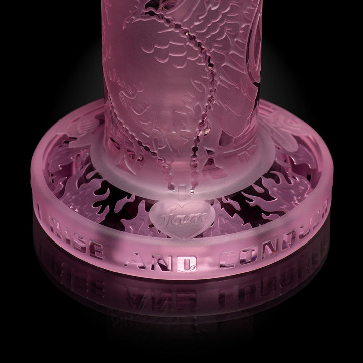 Phoenix: Forged in Fire 6" Pink Cancer Dab Rig - High For Low