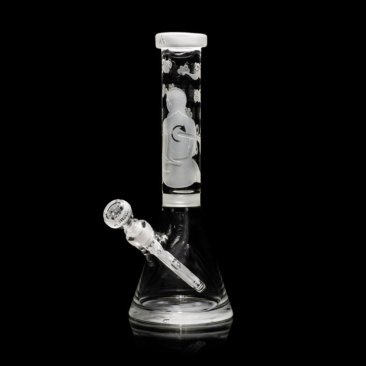 Midnight 14" Clear Beaker Bong