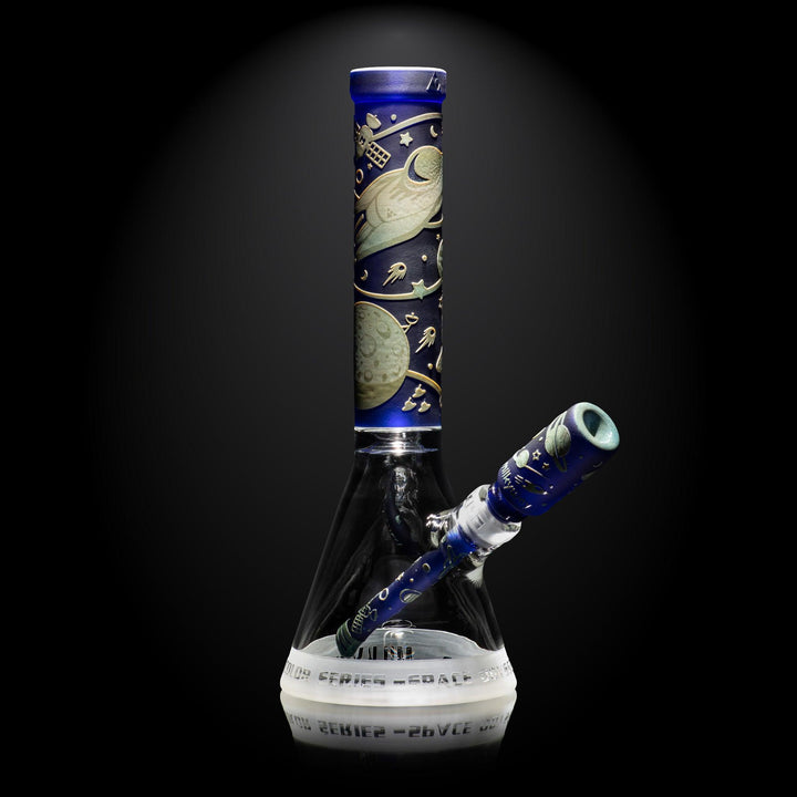 Space Odyssey in Color 14" Beaker Bong - High For Low