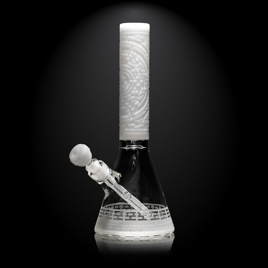 DNA Codex 14" White Beaker Bong - High For Low