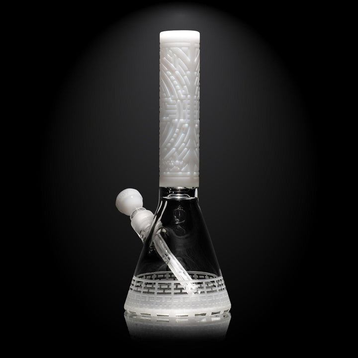 DNA Codex 14" White Beaker Bong - High For Low