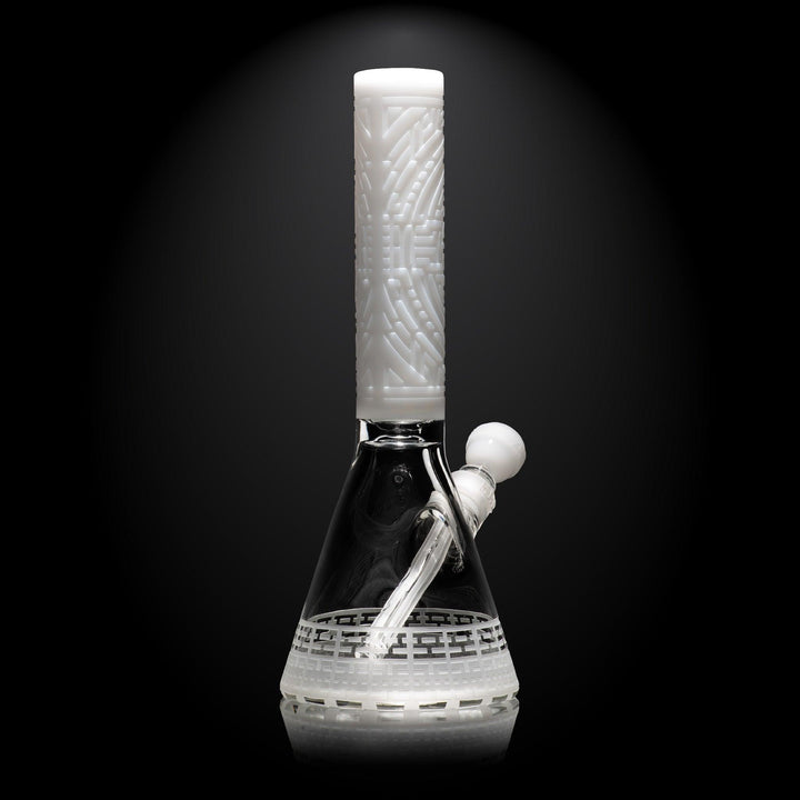 DNA Codex 14" White Beaker Bong - High For Low