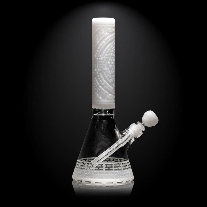 DNA Codex 14" White Beaker Bong - High For Low