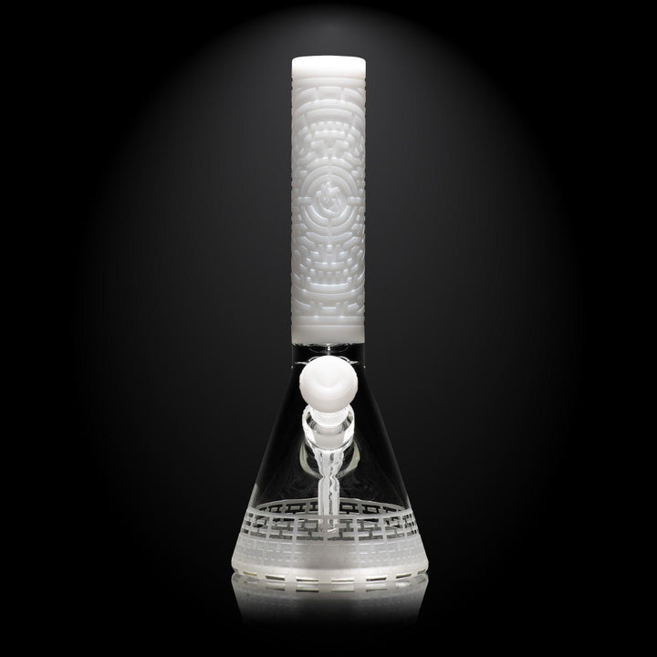 DNA Codex 14" White Beaker Bong - High For Low