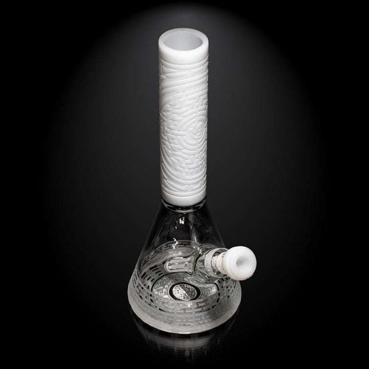 DNA Codex 14" White Beaker Bong - High For Low