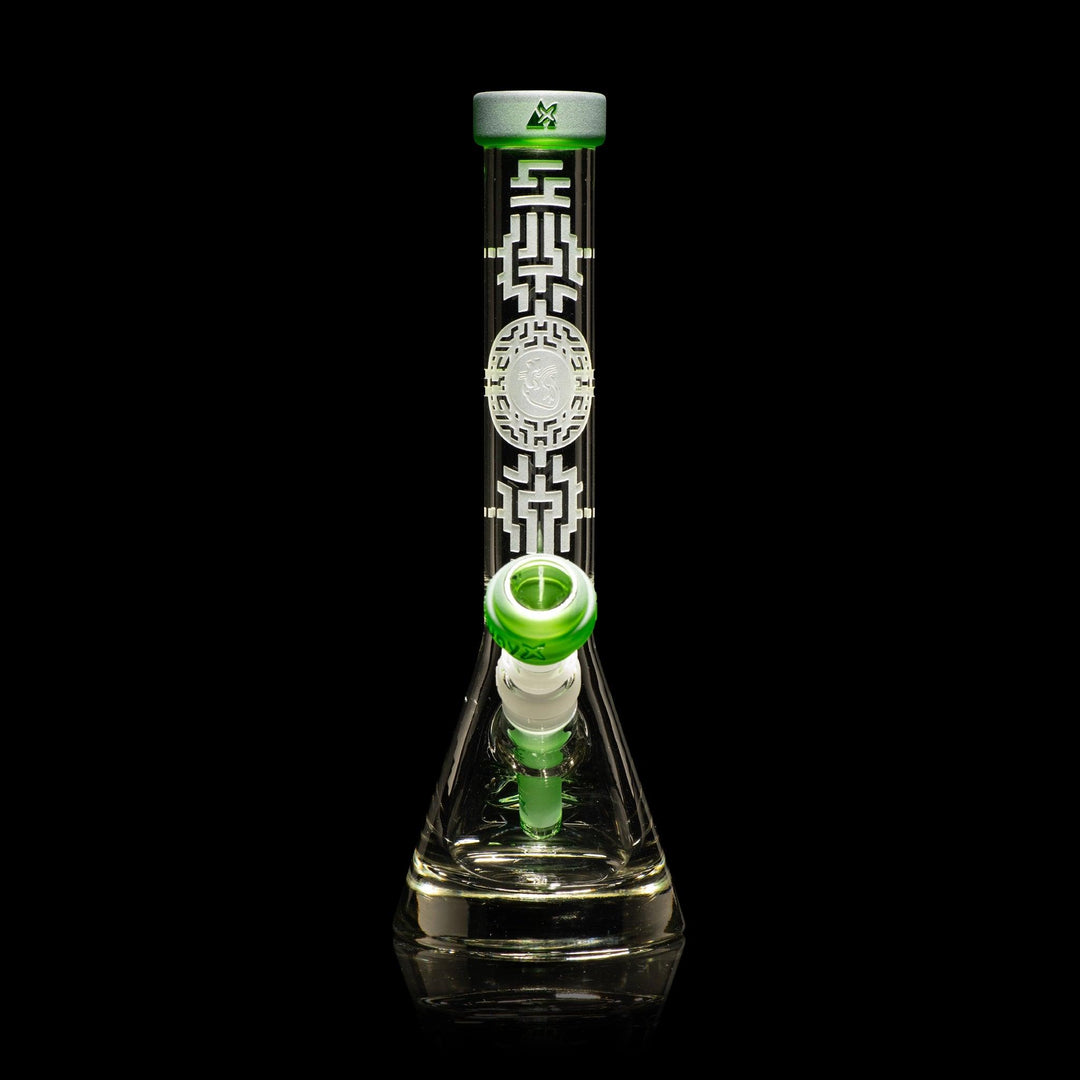 Bio-Encryption 10.5" Beaker Bong - High For Low