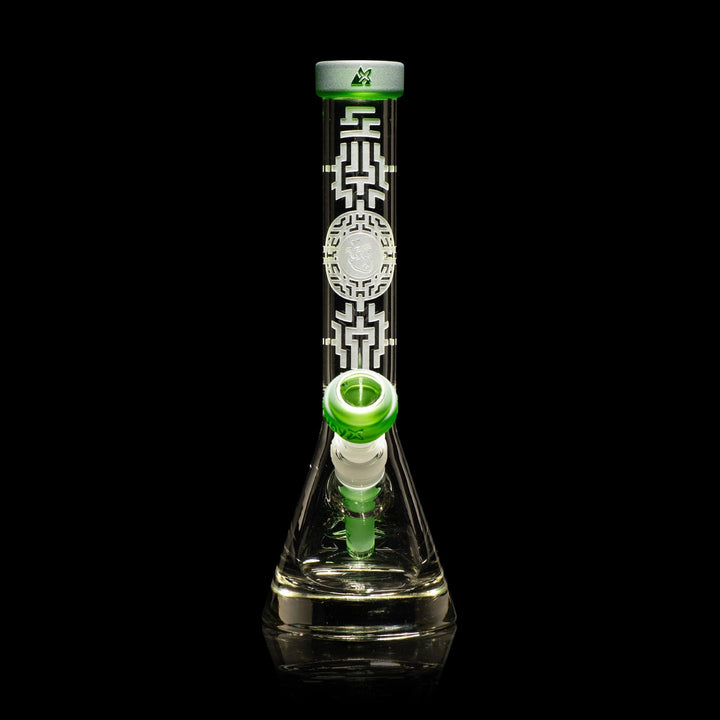 Bio-Encryption 10.5" Beaker Bong - High For Low