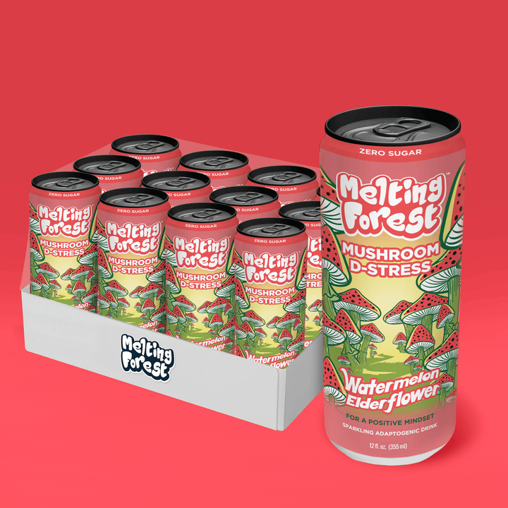 Mushroom Sparkling Water - 12 Pack - High For Low