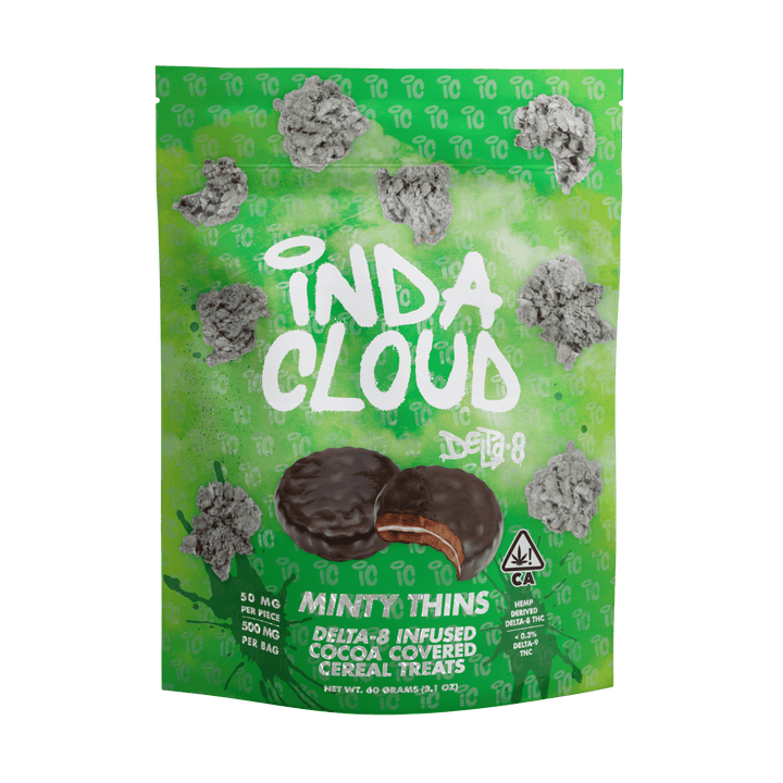 Closed Minty Thins Delta 8 Cereal Treats 500 MG