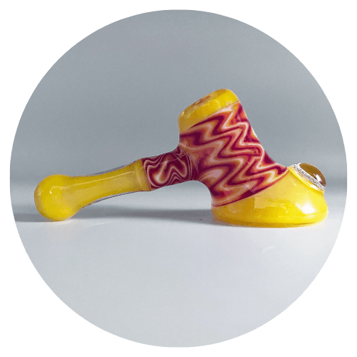 Molten Lava Squatlock by Lear Glass