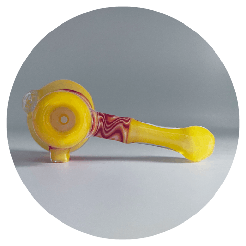 Molten Lava Squatlock by Lear Glass