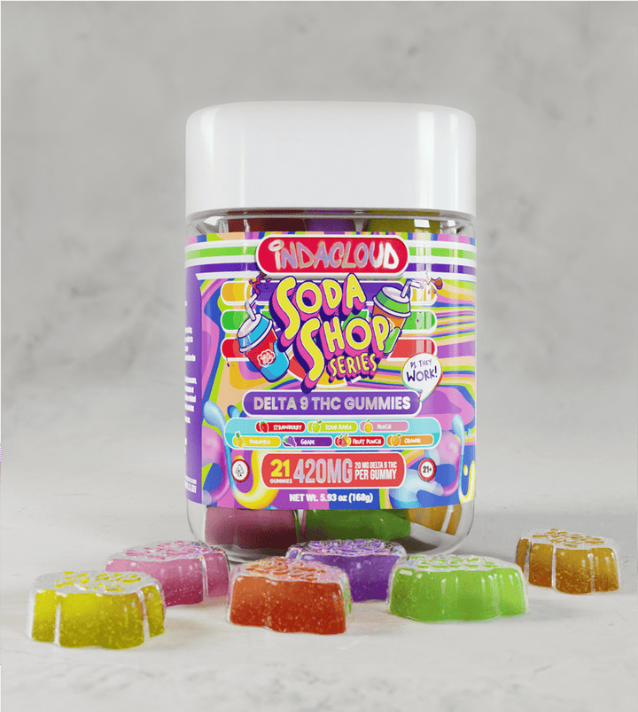 Delta 9 21 Gummy Jar Dispensary Grade Delta 9 THC Gummies 420MG