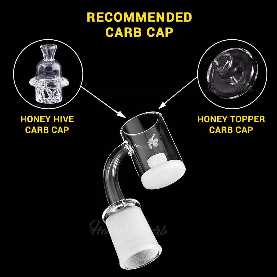 HONEY & MILK CORE REACTOR QUARTZ BANGER - 90° DEGREE | YL-CLOSEOUT - High For Low