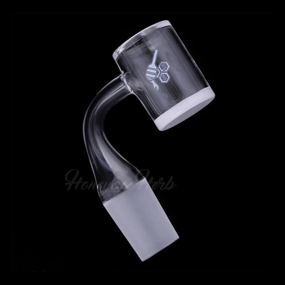 HONEY & MILK BEVEL QUARTZ BANGER - 90° DEGREE | YL - High For Low