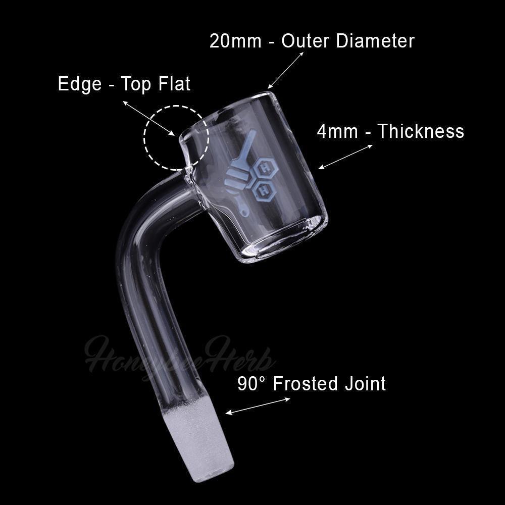 THICK ORIGINAL QUARTZ BANGER - 90° DEGREE | YL-CLOSEOUT - High For Low