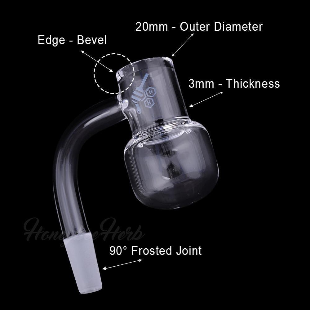 HONEY KETTLE QUARTZ BANGER - 90° DEGREE | YL - High For Low