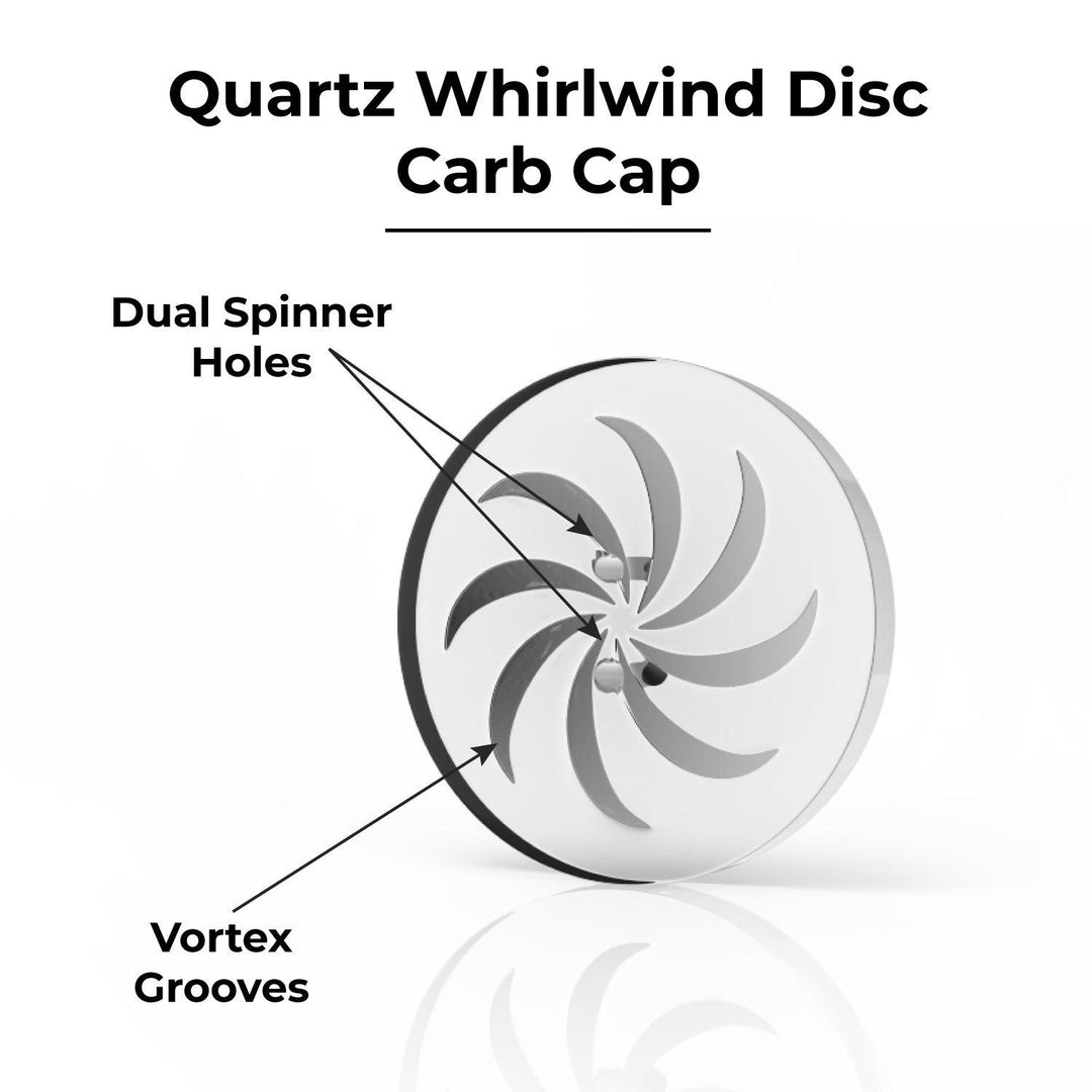 QUARTZ WHIRLWIND DISC CARB CAP - High For Low