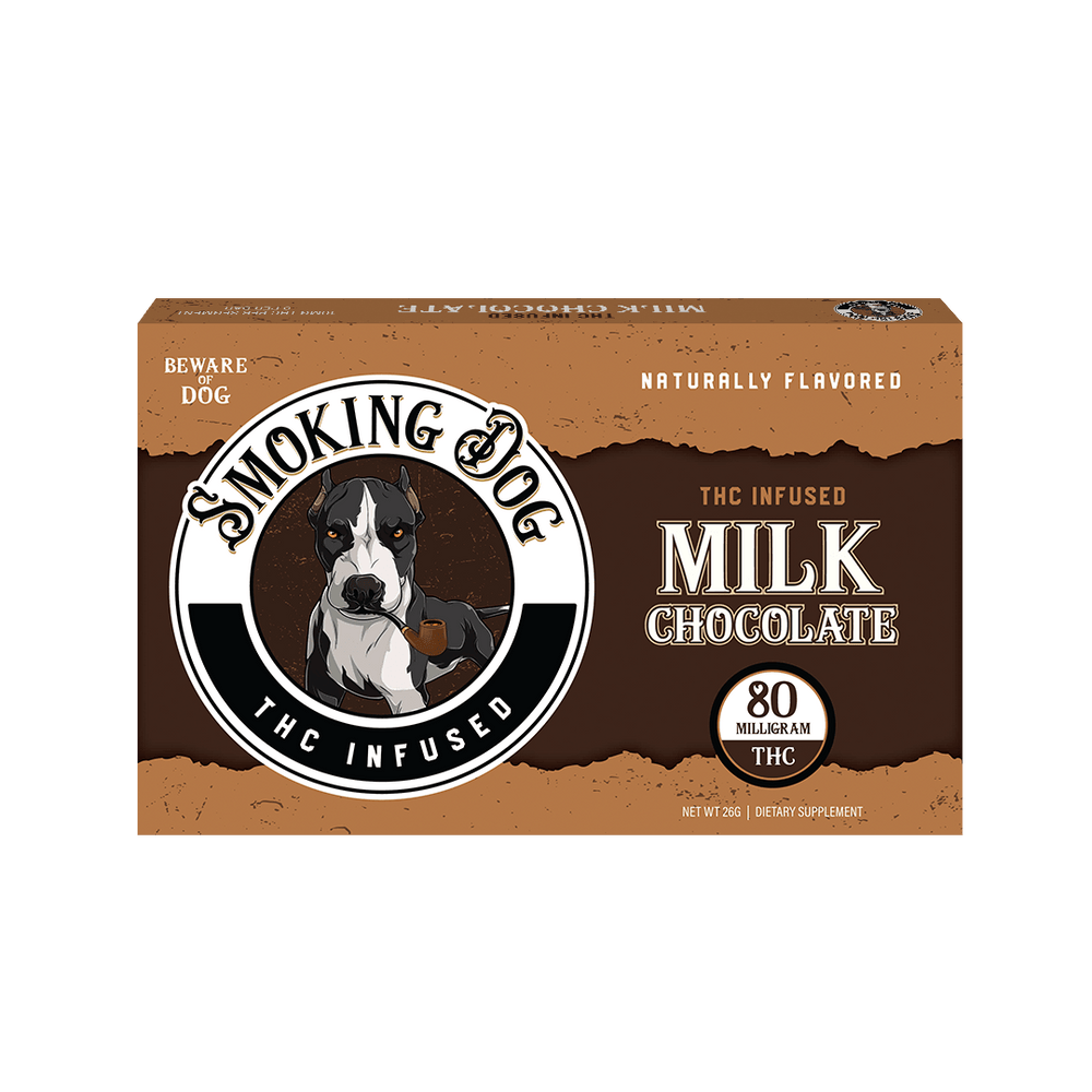 Smoking Dog THC Chocolate Bar 80mg - High For Low