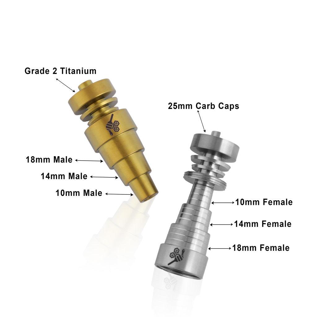 TITANIUM 6 IN 1 ORIGINAL DAB NAIL - High For Low